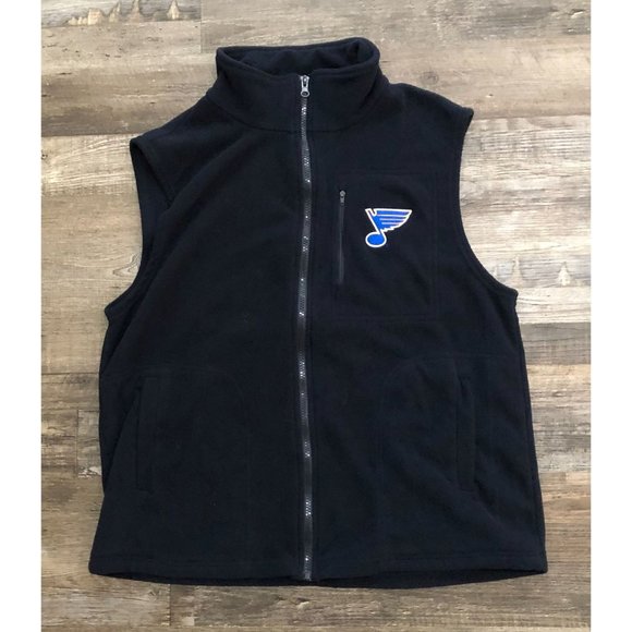 St. Louis Blues SGA Stadium Giveaway Adult Large Full Zip Sweater Vest - Picture 1 of 6